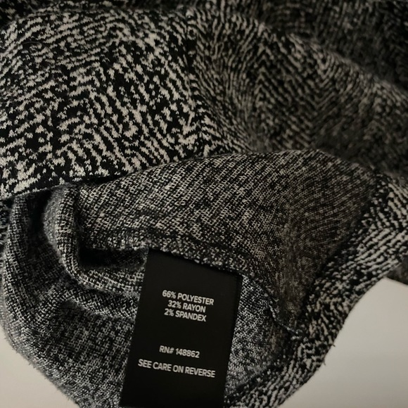 TORRID - Black and White Textured Peplum Jacket - Picture 6 of 6